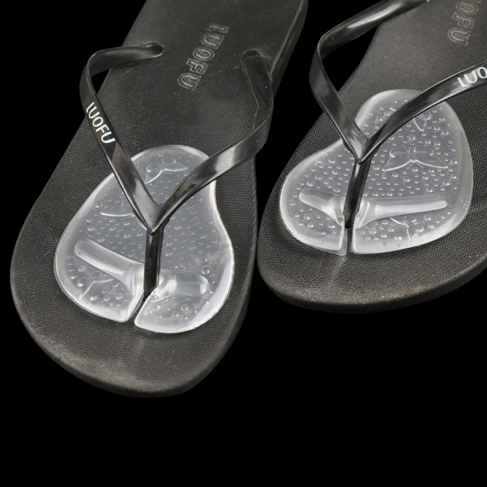 

Flip-Flop Pads Metatarsal Pads Ball Foot Cushions No Slip Silicone Shoe Inserts Pad Gel Metatarsal Pads Thong Sandals