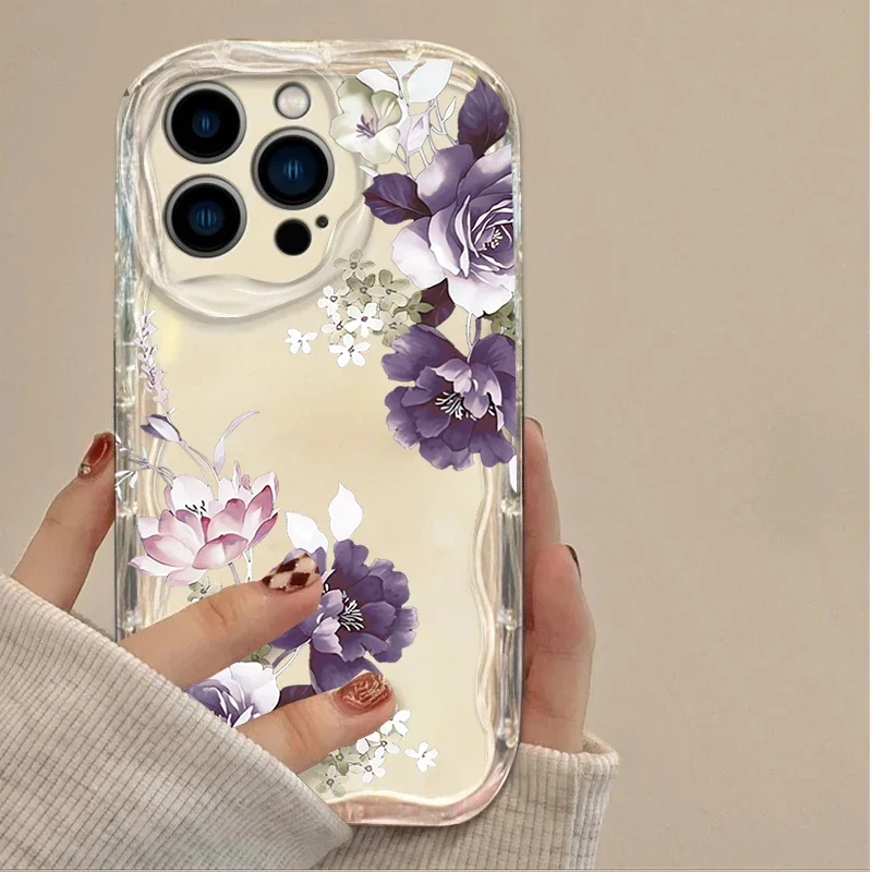 Vintage Rose Lotus Floral Phone Case