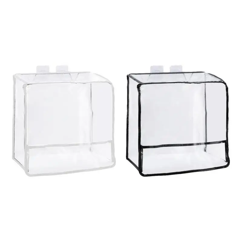 

Waterproof Storage Bag PVC Bathroom Storage Bag Transparent Wall Mounted Large Capacity Shower Bag