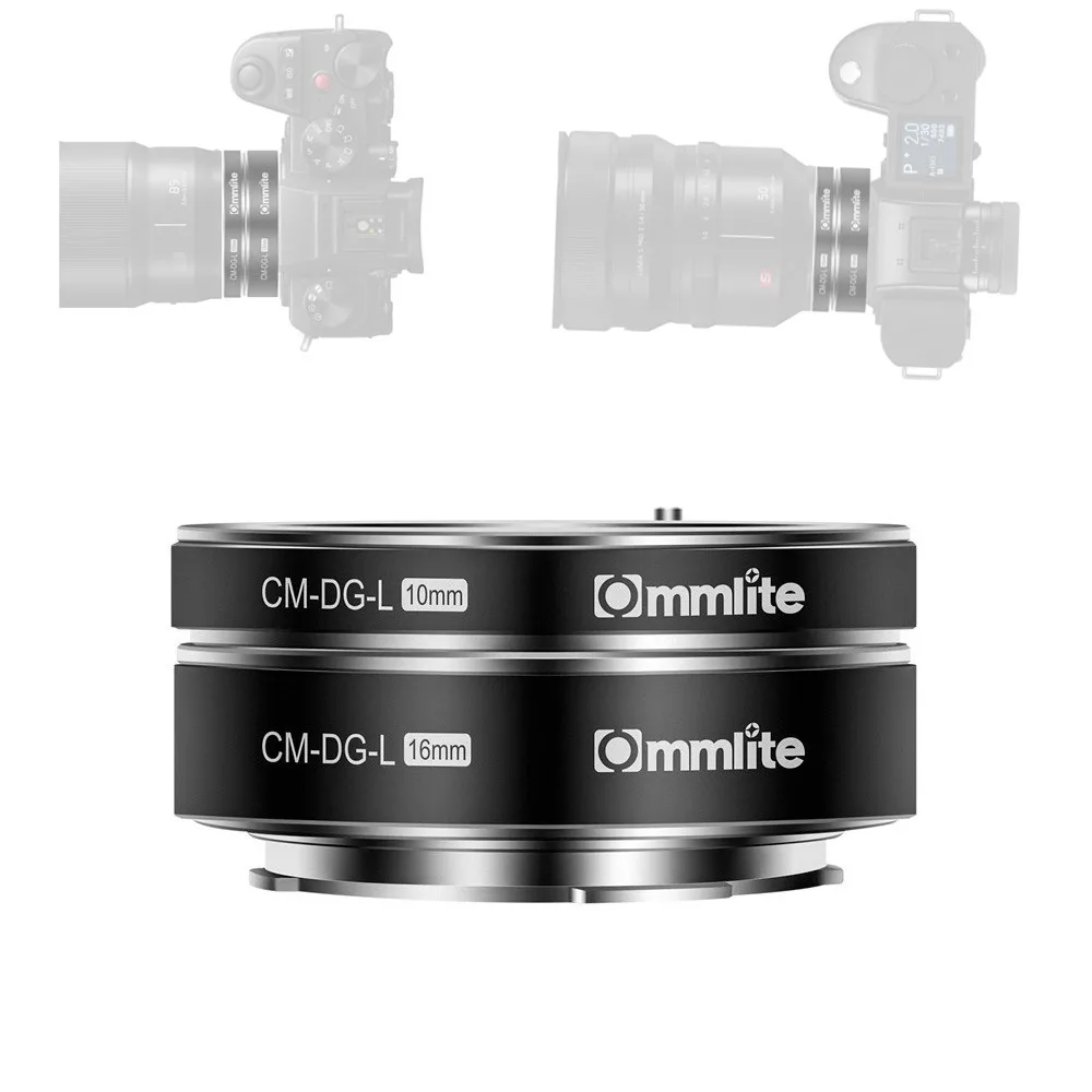 L Mount 10Mm + 16Mm Af Macro Extension Tube Lens Mount Anello Adattatore Per Panasonic S5 S1H S1R Leica Sl2 Sl3 Sigma Fp L Camera