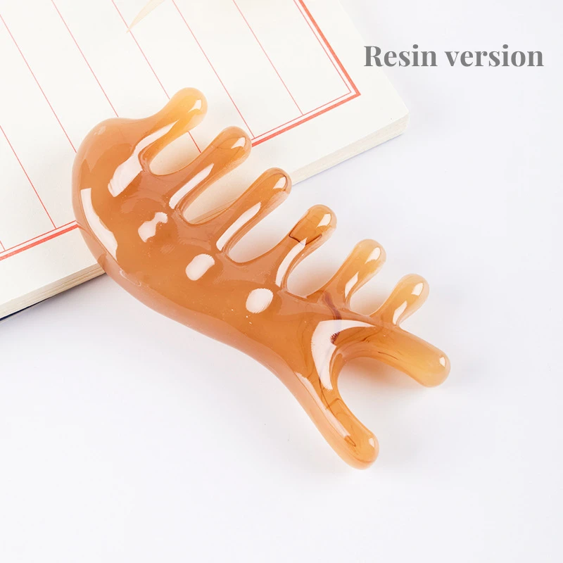 두피 이완 마사지 빗 페이셜 릴렉스 슬리밍 마사지기, 눈과 코 구아샤 물리 치료 마사지 도구 헤드 마사지