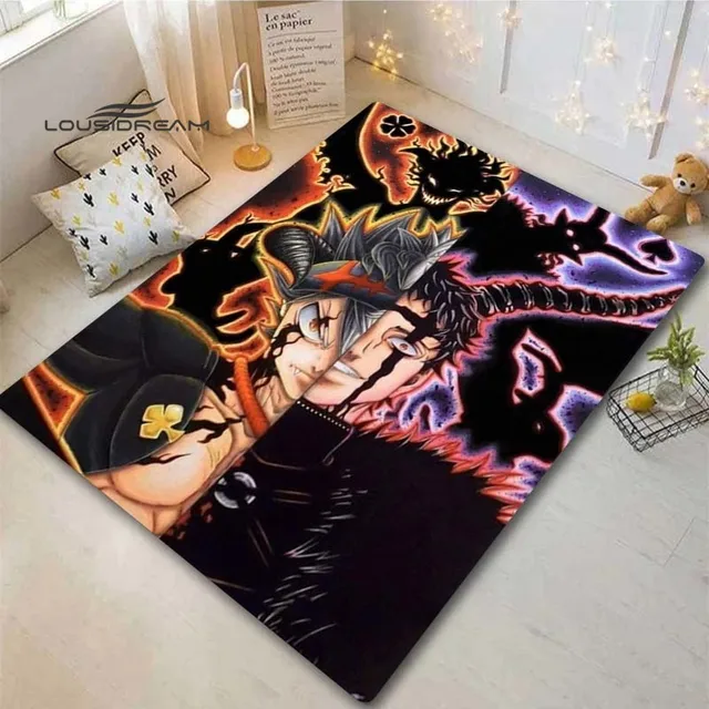 Upgrade your living space with Black Clover Non-slip Rugs