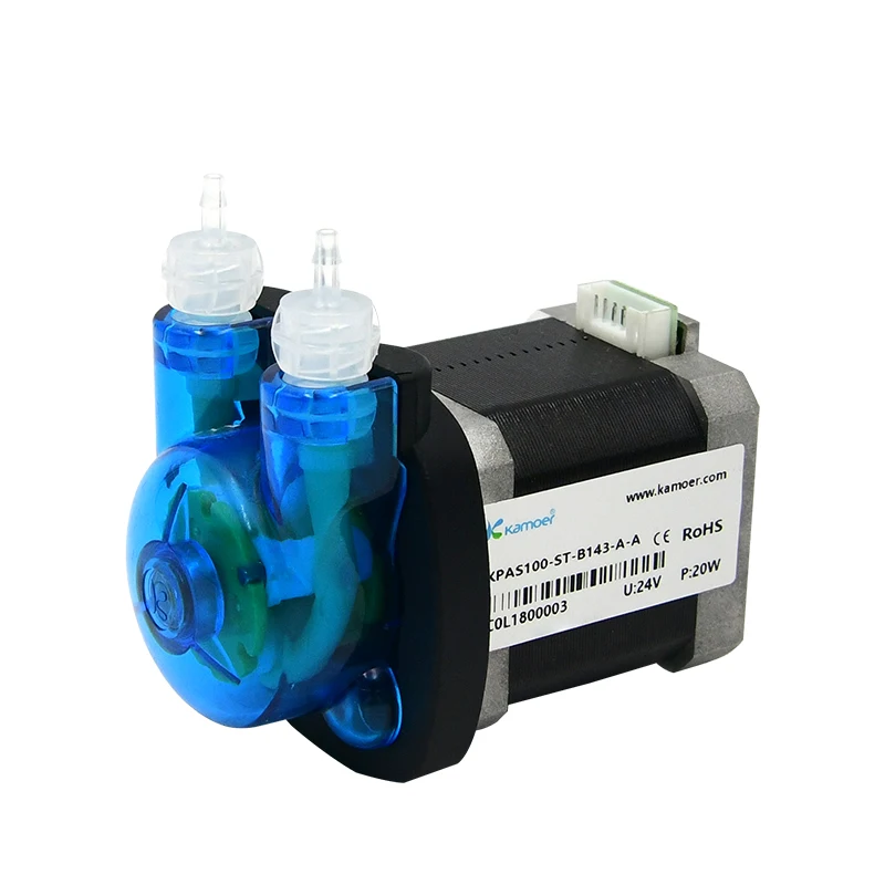 

For Kamoer KPAS miniature chemical dosing pump stepper motor nema 17 14 peristaltic pump for microplate reader
