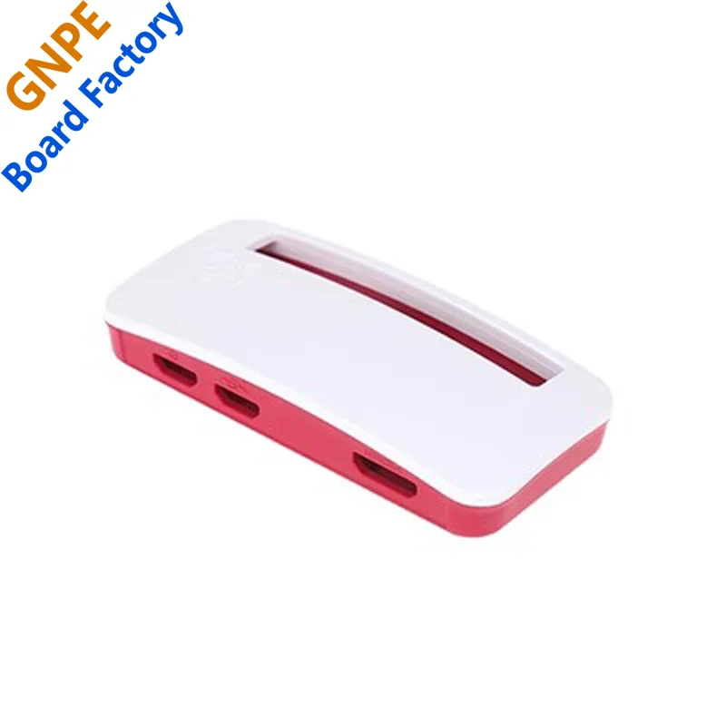 Red and White Protective Case for Raspberry Pi Zero Series