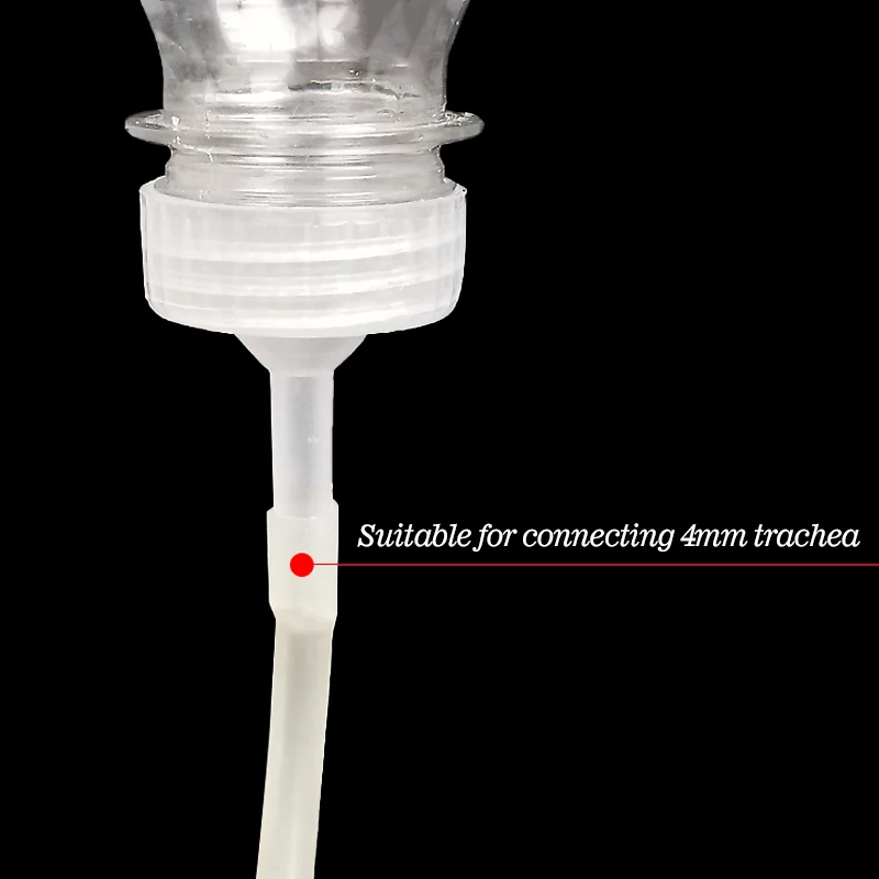 Aquarium Brine Shrimp Artemia Incubator Cap Fish Tank Shrimp Egg Hatchery Bottle Adapters DIY Bottle System Accessories 10/20Pcs brine shrimp eggs incubator