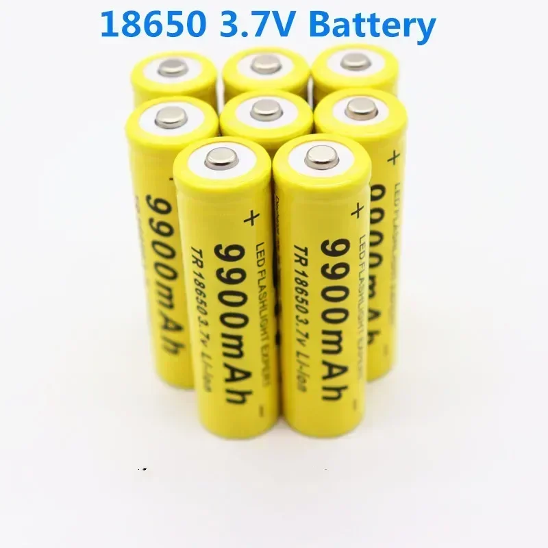 1-20pcs/Lot 18650 3.7V 9900mAh rechargeable liion battery for Led flashlight Torch