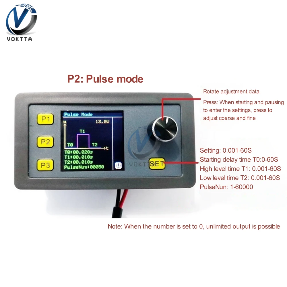 DC 7-24V Signal Generator Generator Pulse Module Adjustable Module 1-1000Hz Sine Waves 4-20mA Signal Generator PWM Pulse 2
