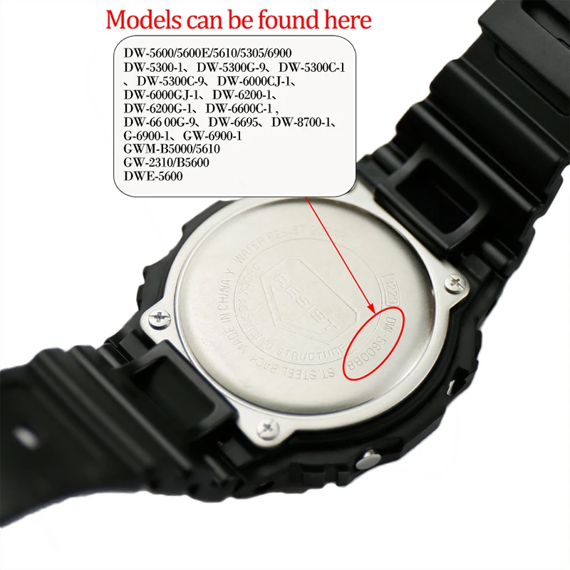 Resin Rubber Watch Accessories For Casio G-Shock DW 5900 GW 5000