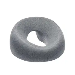 Ergonomic Memory Foam Face Down Resting Pillow for Ultimate Comfort (Gray)