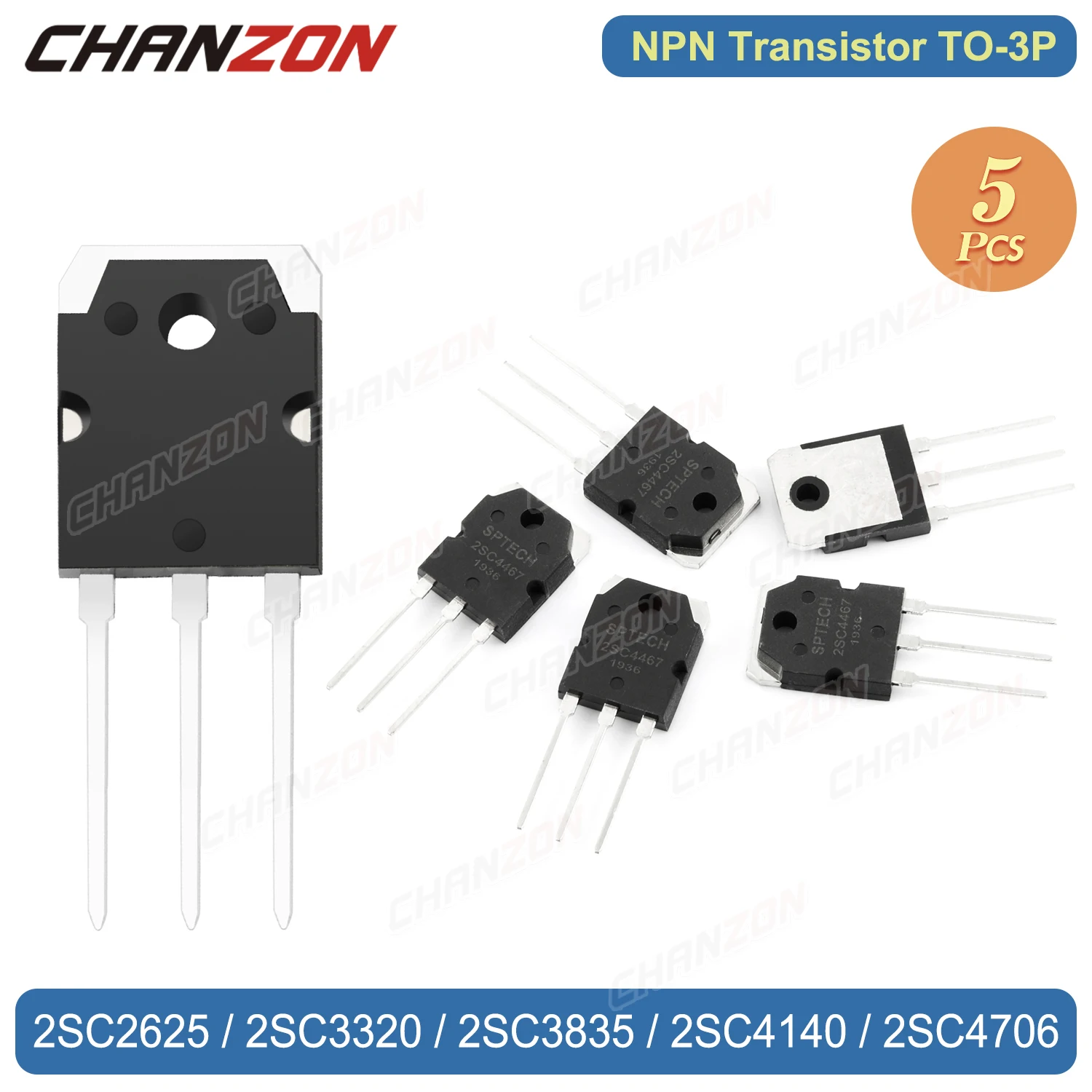 5 stücke 2 sc2625 2 sc3320 2 sc3835 2 sc4140 2 sc4706 TO-3P npn typ bipolar power transistor neue original triode rohr integrierte schaltung – Detail 1