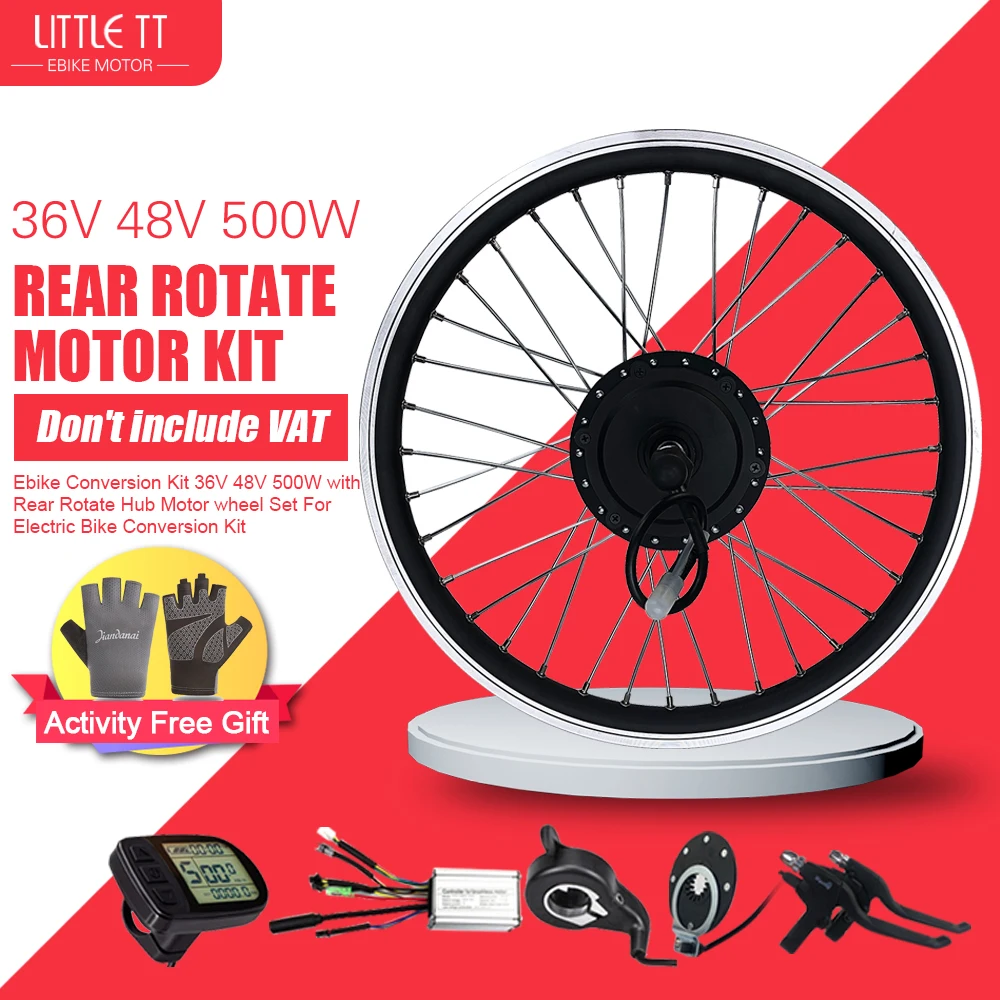 48v 500w Electric Bike Conversion Kit Battery Kit Electric Bicycle