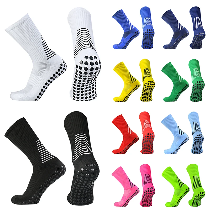 

Pattern Circular Silicone Non Shield slip Football Socks Men Women Football Socks Training Match Sports Grip soccerSocks