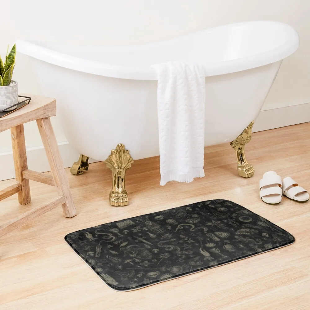 

Just Witch Things (black and beige) Bath Mat Non-Slip Bathtub Kitchen For Toilet Non Slip Carpet DoorEntrance Door Mat