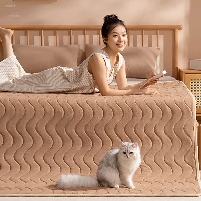 Plumbing Electric Blankets Double Water Circulation Heating Blanket  Mattress Double Control Home Heated Blanket Thermostat Pump - AliExpress