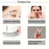 Curved Nose Hair Scissors Small Scissors for Beard Grooming, Eyelashes, Ear Hair Trimming Eyebrow Scissors - Professional Stainl 6