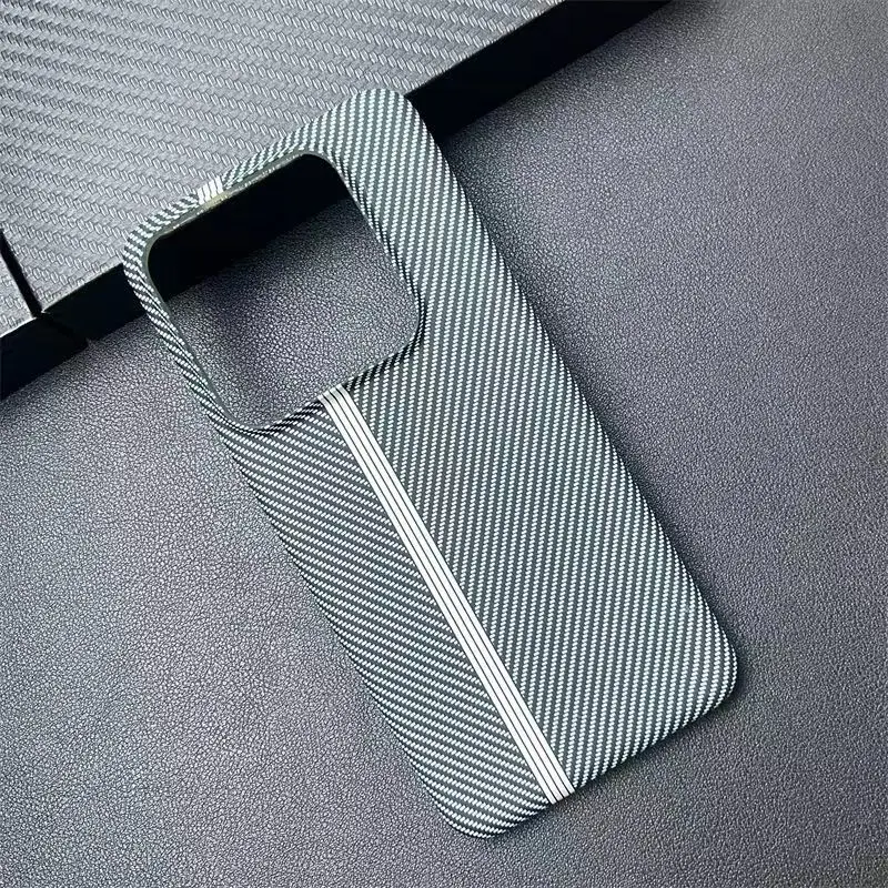 Fashion Hard Carbon Fibre Slim Protective Back Cover Case