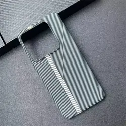 Fashion Hard Carbon Fibre Slim Protective Back Cover Case for POCO F5 Pro (Style 01)