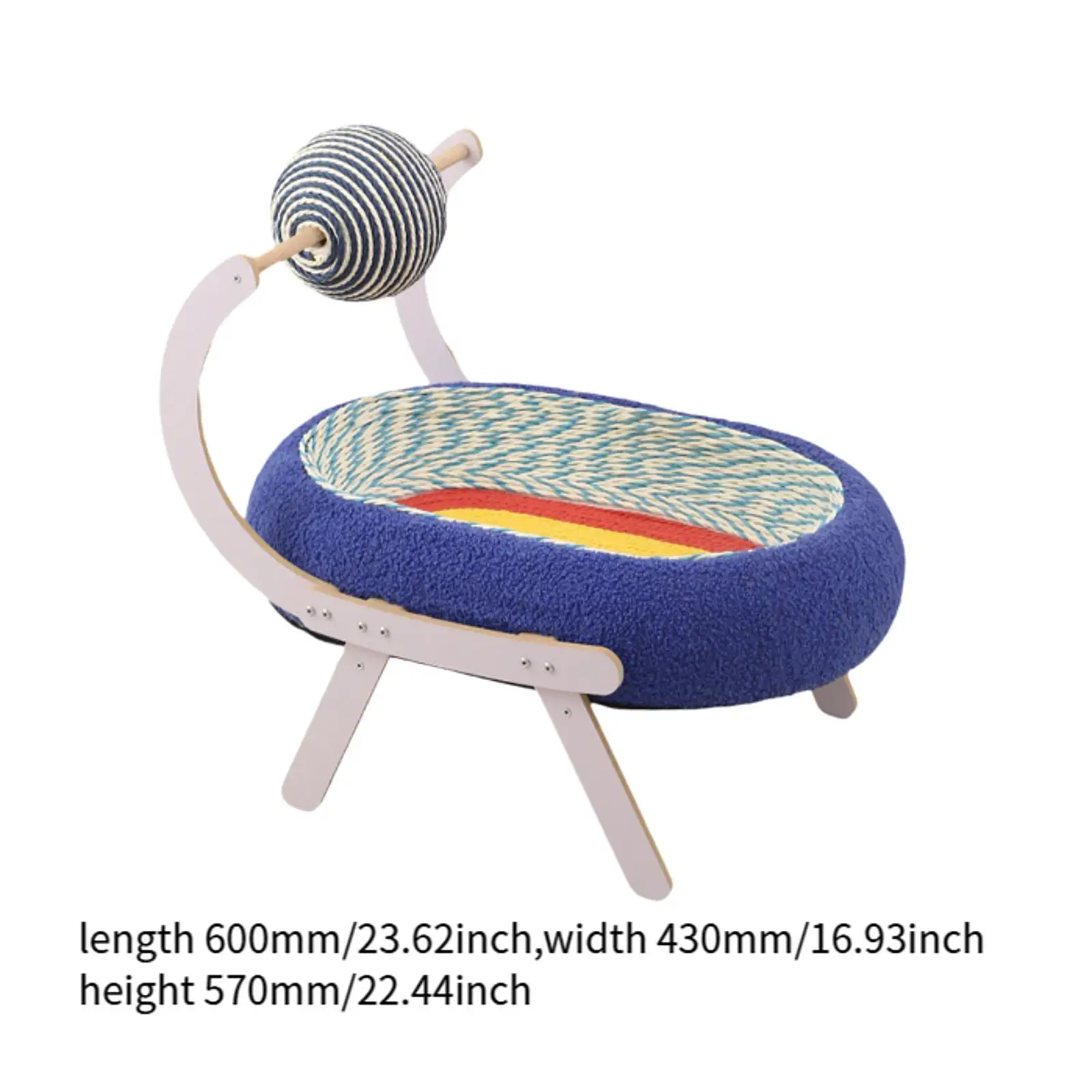 Cat Scratcher Furniture Protector Cat Scratching Board Oval Kittens Scratch Pad for Play Hunting Indoor Cat Kittens Exercise Cat Scratcher Furniture Protector Cat Scratching Board Oval Kittens Scratch Pad for Play Hunting Indoor Cat Kittens Exercise