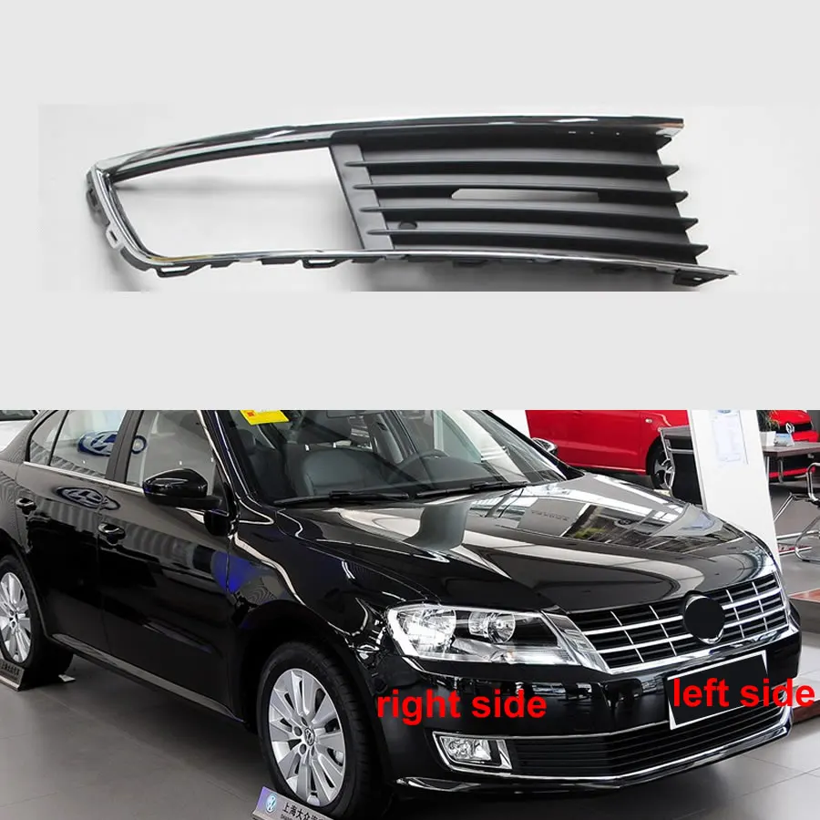 

For Volkswagen VW Lavida 2013 2014 High Configuration Front Fog Lamp Frame Anti Fog Lamp Cover Front Bar Grille Decorative Cover