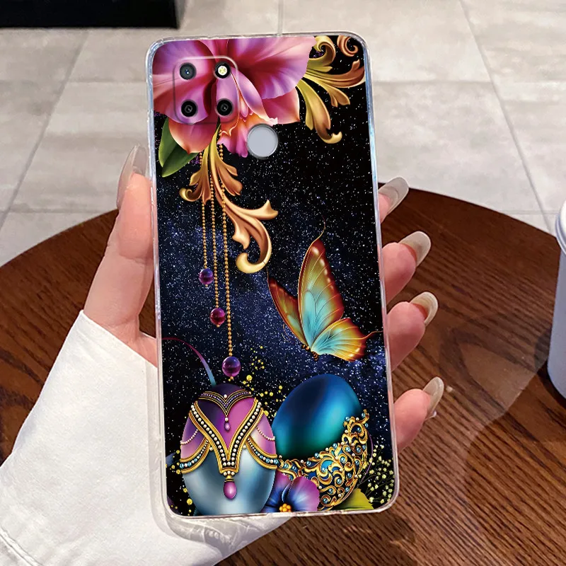 Aesthetic Cute Cat Astronaut Transparent Silicone Phone Case Cover