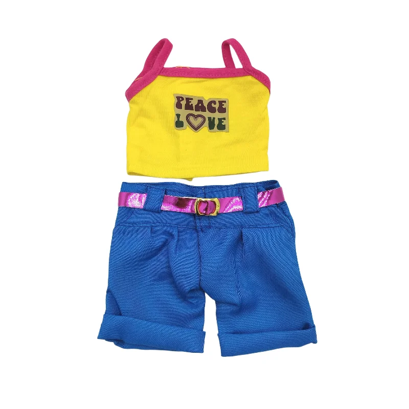 Für 40 cm große Nenuco-Puppenkleidung, 17 Zoll Babypuppenkleidung, blaues Blumenkleid, Spielzeugkleidung – Detail 31