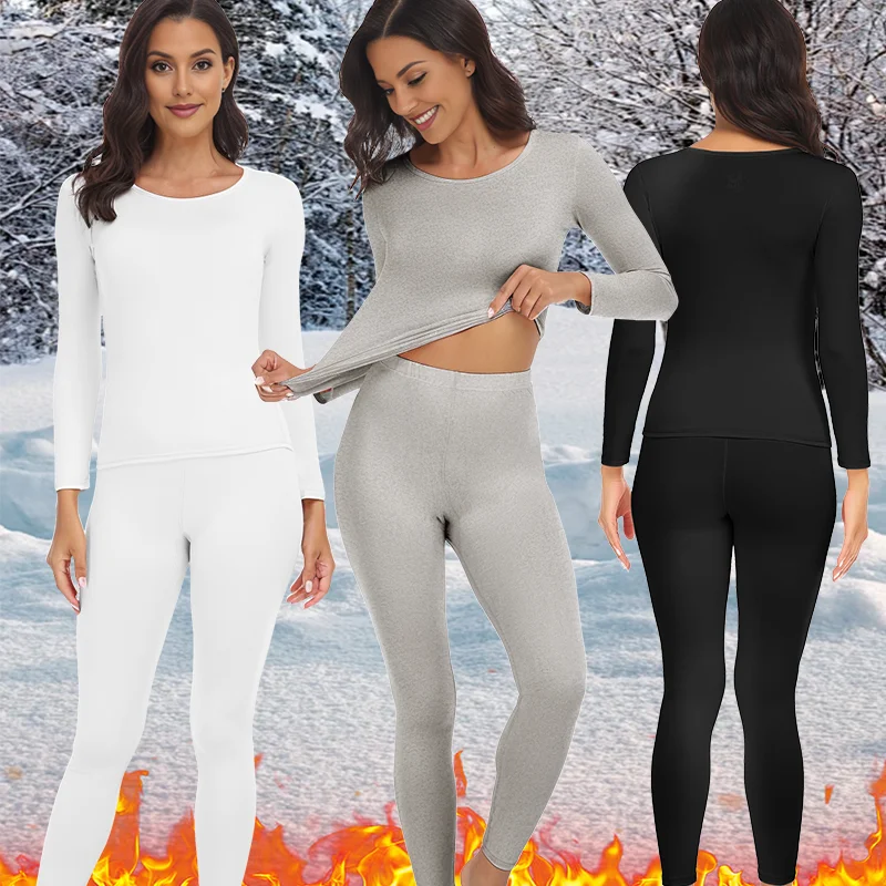 Produktbild von Bauzuoyo Thermounterwäsche Für Damen – Weiche, Elastische