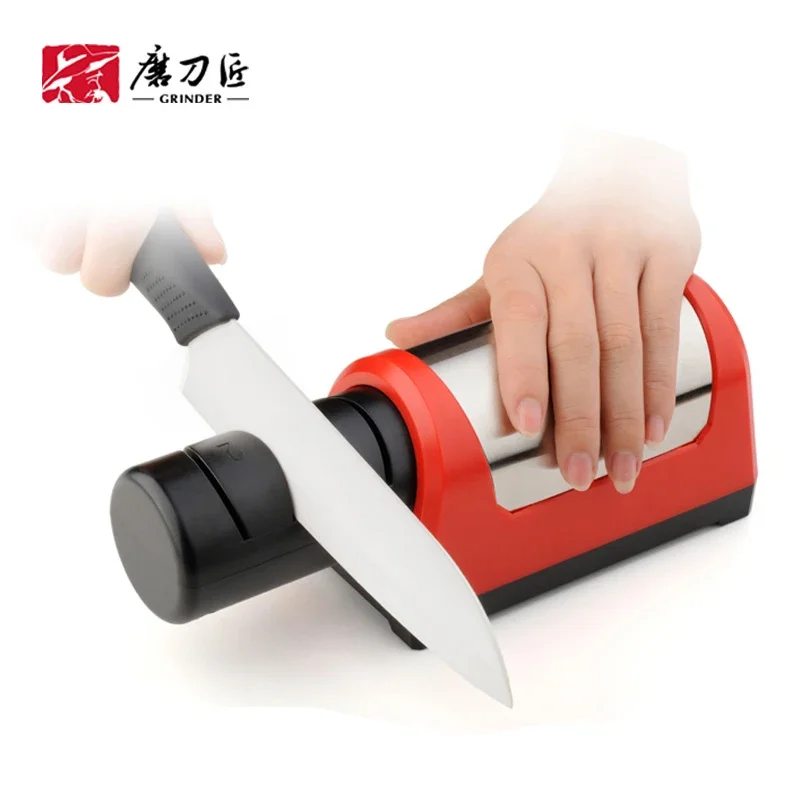 Knife Sharpener Electric Diamond New Upgrade Sharpening System Polishing Grit 360/600/1000# Professional