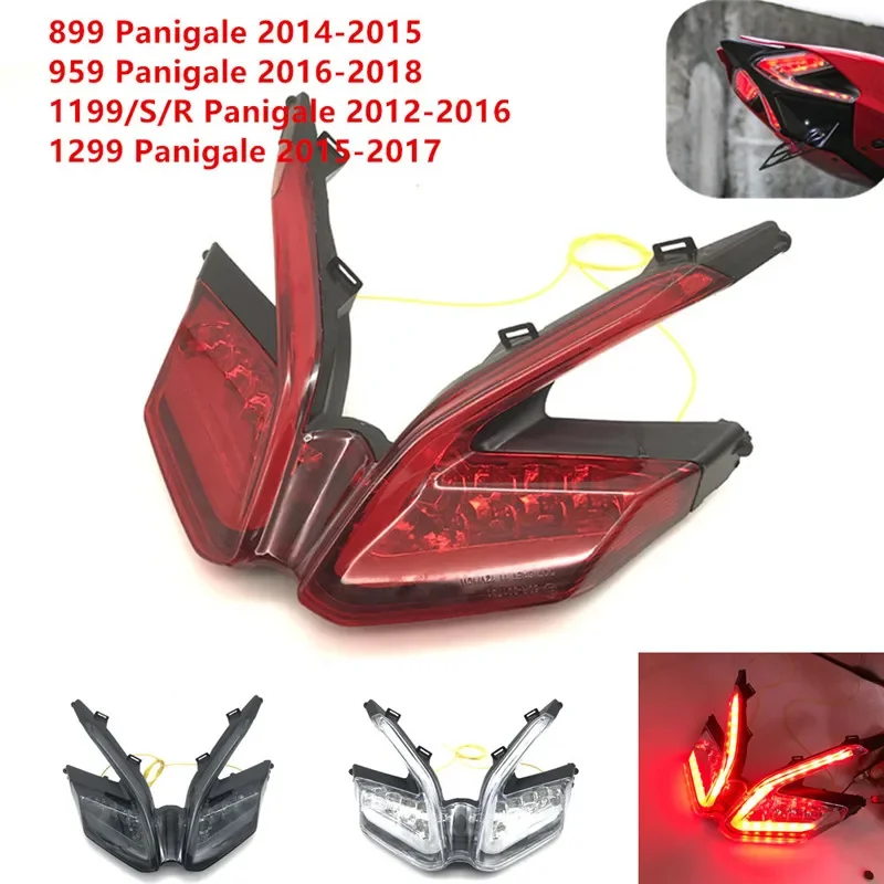 

For DUCATI 899 959 1199 S R 1299 Panigale LED Tail Light Turn Signal Driving Brake Light Rear Taillight Integrated Accessories