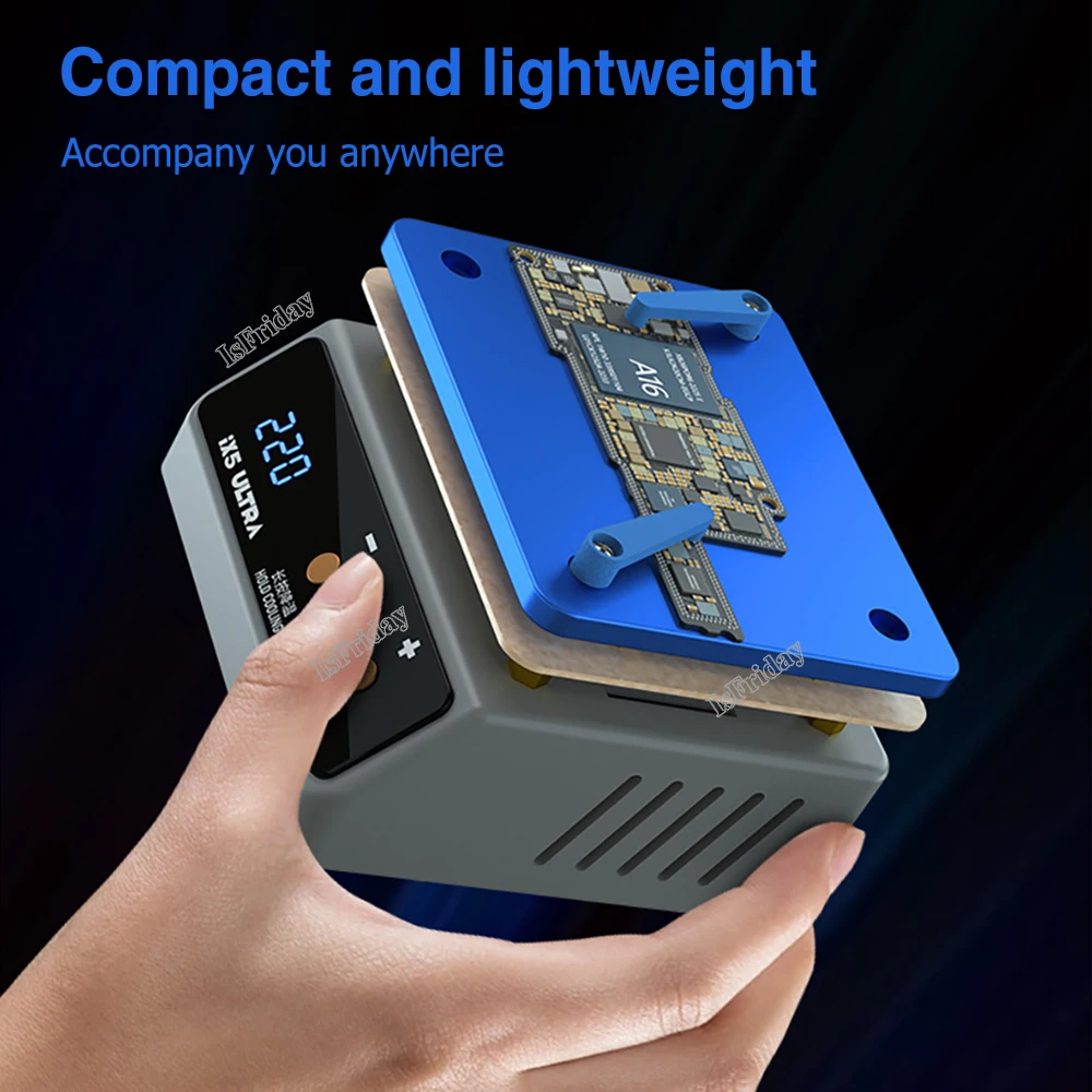 Mechanic IX5 Ultra universal preheating platform mobile phone motherboard layered bonding glue removal dot matrix repair heater