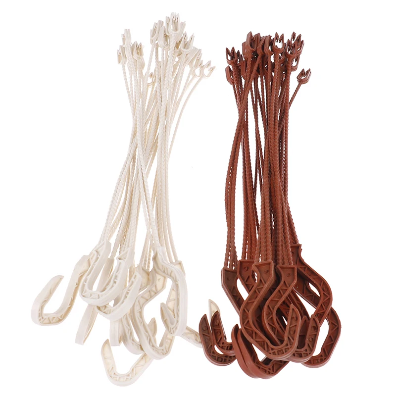 10PCS 42CM Flower Pots Hanging Plant Pots Hanger Hook Basin Hanger Garden Basket Holder Chains Garden Accessories