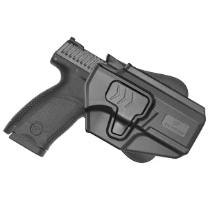 Only For CZ P10C / CZ P10S / CZ P10C Airsoft,OWB Paddle Holster Outside Waistband Carry Holster,Unlock Index finger,Right hand