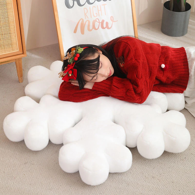 40cm 50ccm 60cm Snowflake Throw Pillow Soft And Comfortable Sleep With The Pillow Holiday Gift Send Friends And Family 5