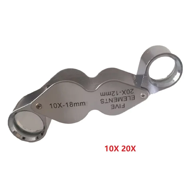Lupa Joyería 10x Plegable - Aleación Zinc Profesional