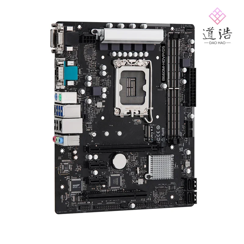 For Asrock B660M-HDVP/D5 Motherboard 96GB HDMI M.2 PCI-E4.0 LGA 1700 DDR5 Micro ATX B660 Mainboard 4 For Asrock B660M-HDVP/D5 Motherboard 96GB HDMI M.2 PCI-E4.0 LGA 1700 DDR5 Micro ATX B660 Mainboard - Image 2