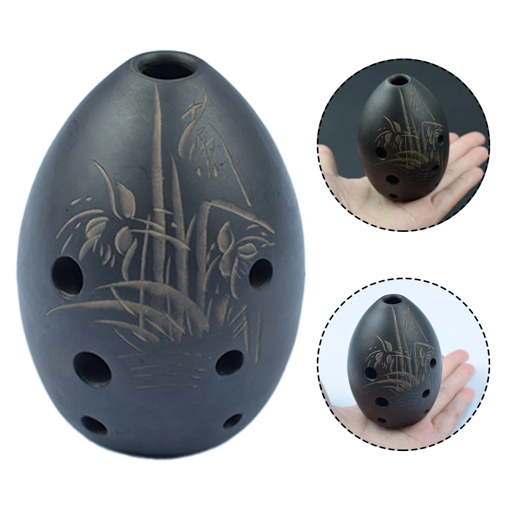Description Picture 2 of item8 Hole Pottery Xun Pottery Xun Ocarina 8 Hole Ocarina 8 Hole Exquisite Craftsmanship Experiencing Traditional Music