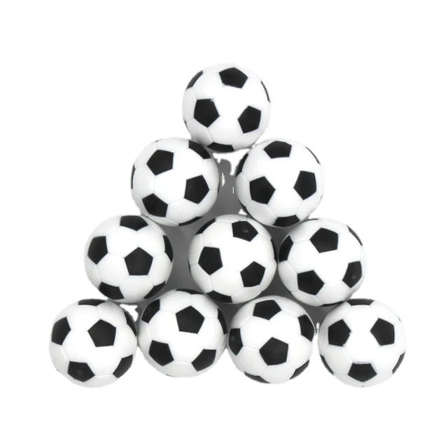 Bola de futebol de mesa de futebol de resina de 2 pces jogos internos  futebol fussball 36mm jogos de futebol de mesa - AliExpress