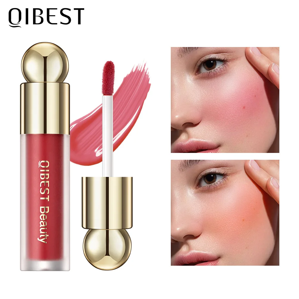 Liquid Blush Blush Cream Cream Blusher Facial Blusher Matte Liquid Blush Velvet Blusher Orange Peach Face Pigment Lasting Beauty Natural Cheek Tint Cream Blush Makeup Maquiagem