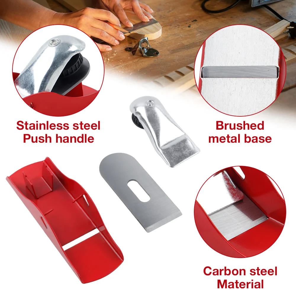 Woodworking Planer Mini Carpenter Hand Planer DIY Wood Planing Tool Adjustable Planing Depth Suitable For Wood Edge Trimming