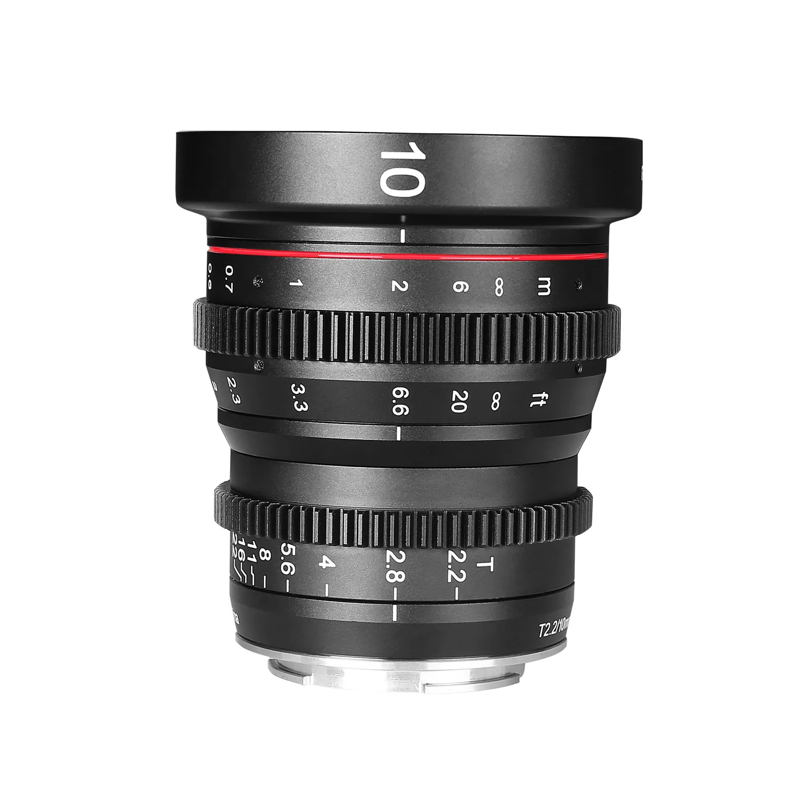Meike 10Mm T2.2 Grande Apertura Messa A Fuoco Manuale Bassa Distorsione Aps-C S35 Formato Mini Prime Cine Lens