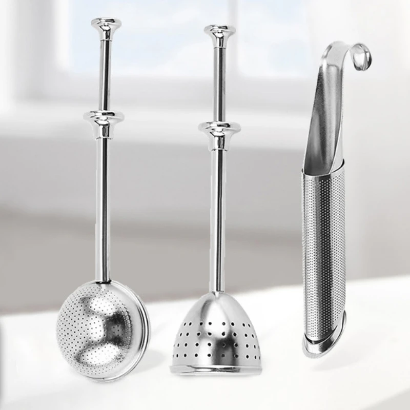 StainlessSteelMeshTeaStrainerTeaInfuserReusableMetalTeaBag