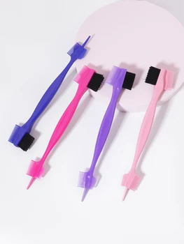 Pettine a spazzola per il controllo dei bordi da 1/4 pezzi, utilizzato per petticare e tagliare i capelli sui bordi e indietro delle donne, speciale per parrucche di capelli veri