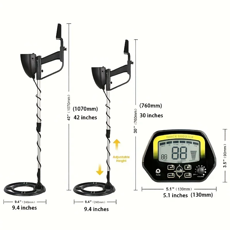 MD-4060 Metal Detector Professional Underground Gold Detectors Pinpointer Detecting Jewelry Treasure Hunter High Sensitivity
