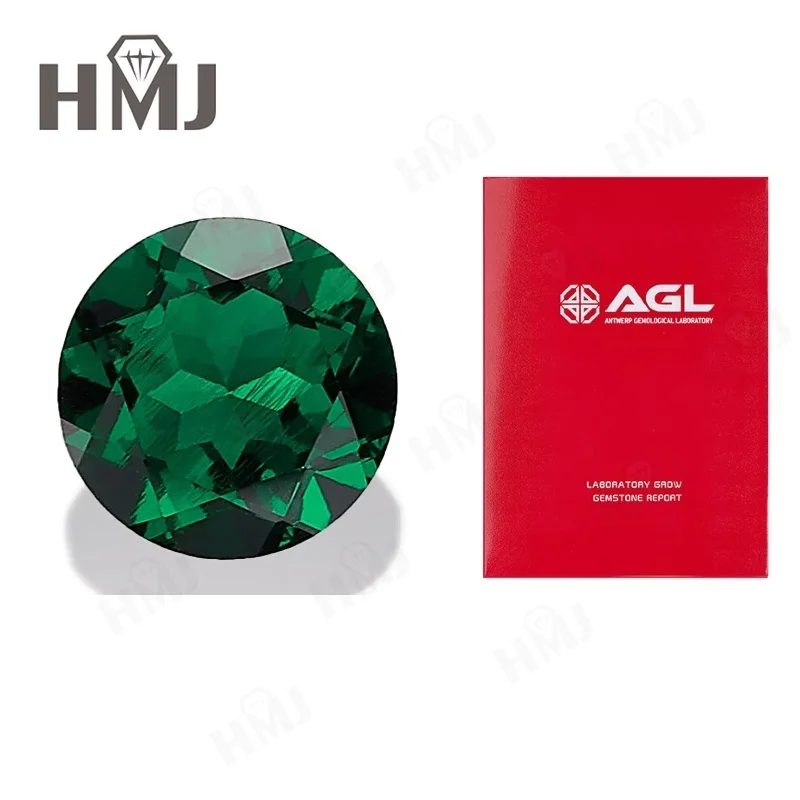 0,5-5,5ct Laborgezüchteter Edelstein, runder Schliff, DIY-Charms, Schmuckherstellung, Hauptmaterialien wählbar, AGL-Zertifikat, hohe Qualität, kein Verblassen – Detail 35