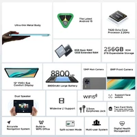 DOOGEE T36 Android 15 Tablet 12'' FHD+ 90Hz IPS Display 8GB 256GB Unisoc T620 Octa Core 8800mAh Large Battery Widevine L1 2