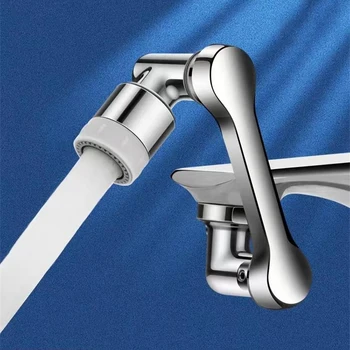 1080° Universal Rotation Faucet Extender Kitchen Robot Arm Extension Faucets Mixer Aerator Head Bubbler Water Tap Nozzle 1