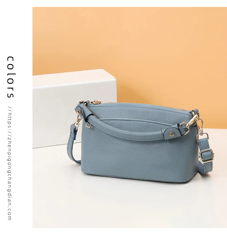 Genuine Leather Crossbody Bag for Women