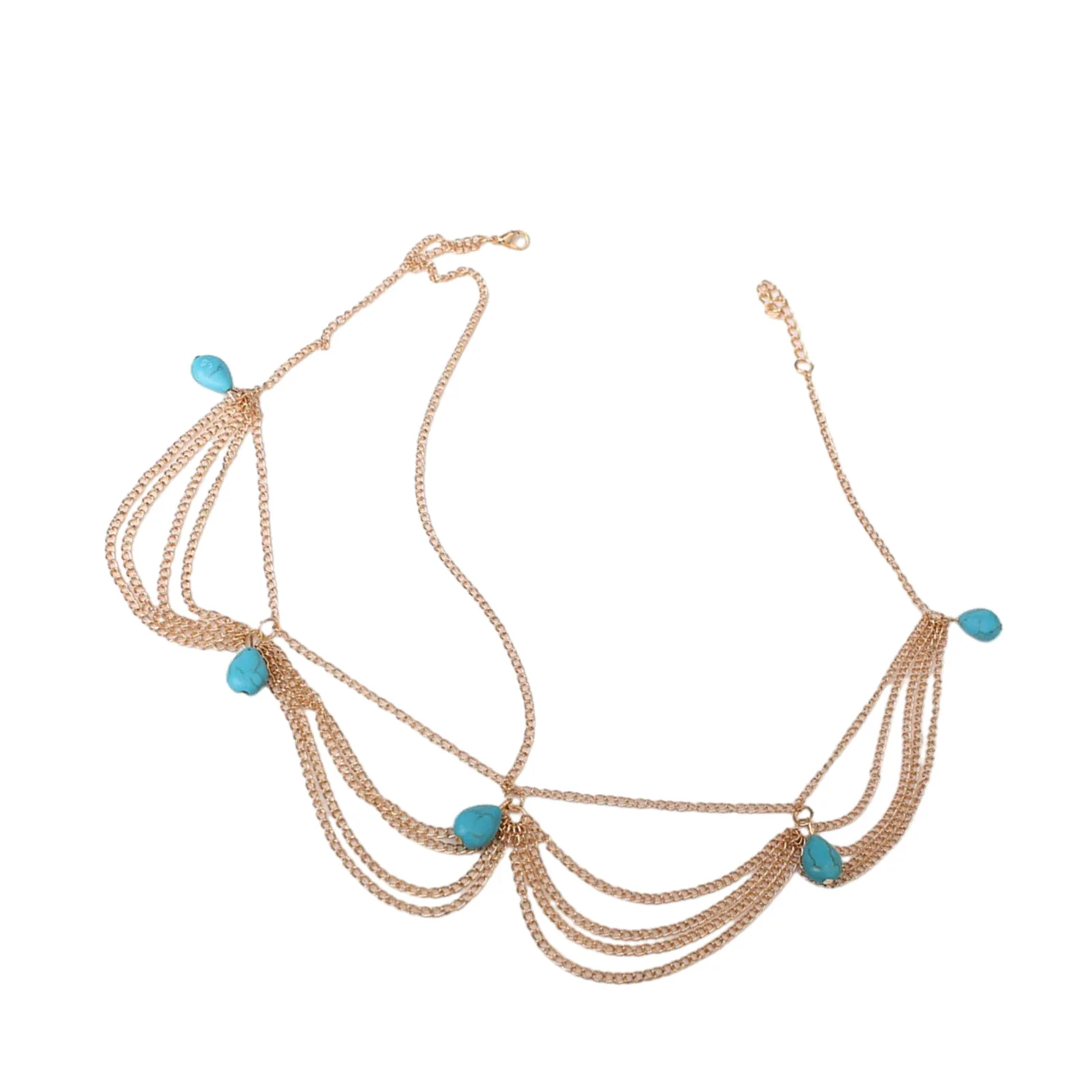 

Цепочка для волос в богемном стиле, этническая традиционная бижутерия ручной работы с кисточками, головной убор в богемном стиле