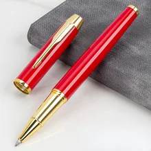 

High-end Chinese red 205 black ballpoint pen signature ink pen rotary ballpoint pen office stationery