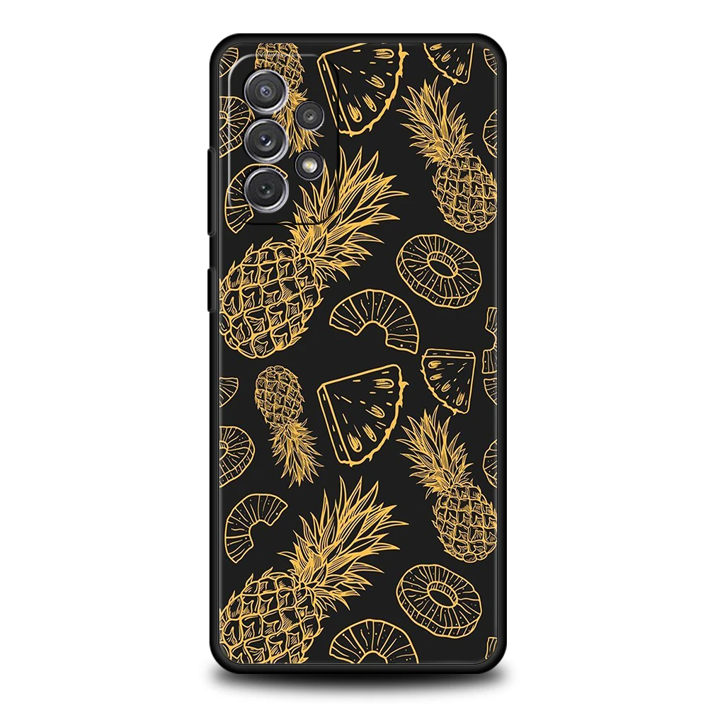 Luxurious Gold Foil Art Phone Case - Elegant Soft Shell Design