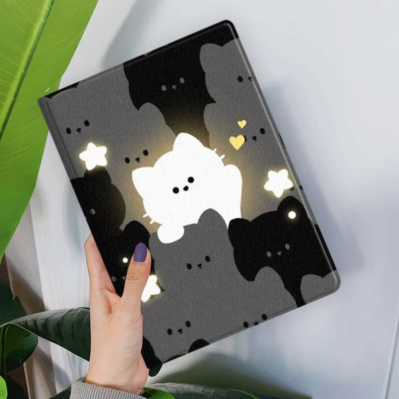 Cartoon Cat Star Tablet Case - Universal 10-Inch Cover